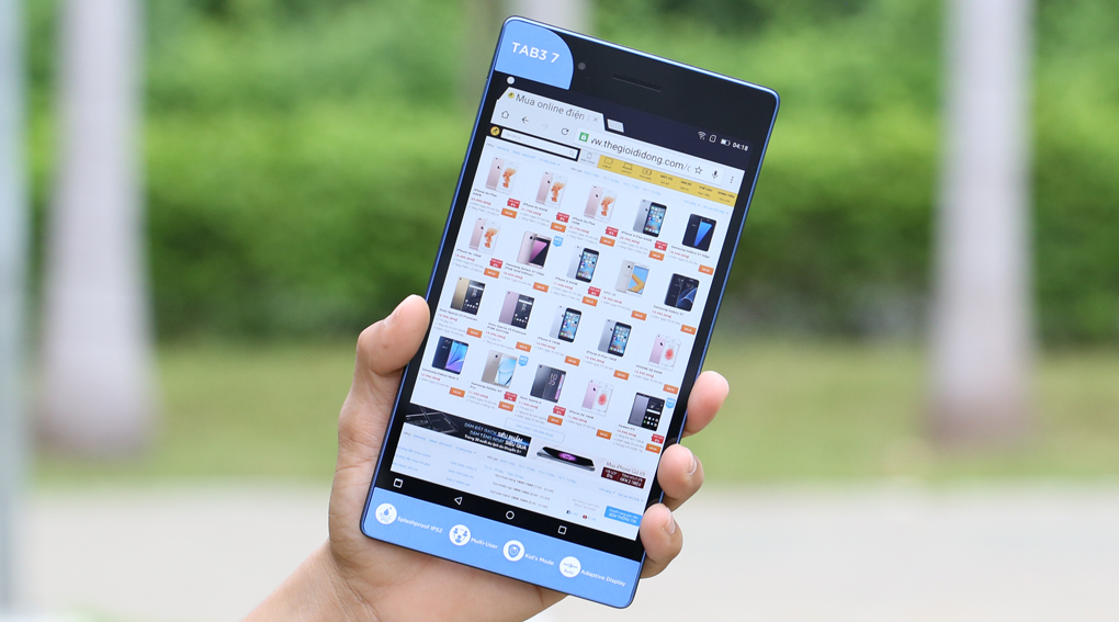 Máy tính bảng Lenovo Tab 3 7" Màu Đen - xanh dương