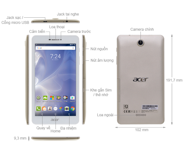 Acer Iconia Talk 7 B1-733