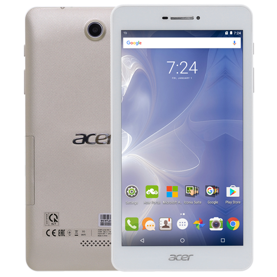 Máy tính bảng Acer Iconia Talk 7 B1-733 Màu Vàng đồng