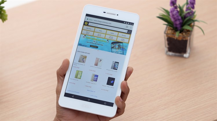 Máy tính bảng Acer Iconia Talk 7 B1-733 Màu Vàng đồng