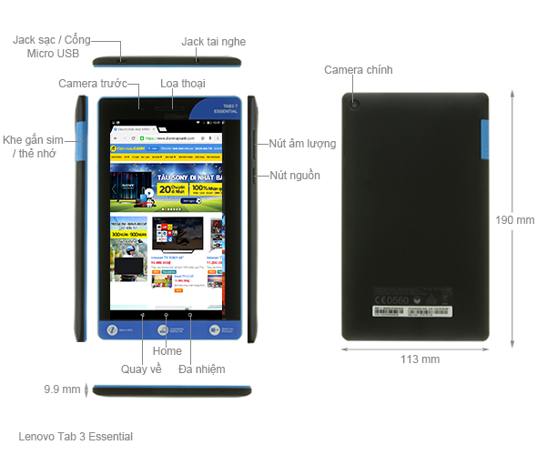 Lenovo Tab 3 Essential 16GB