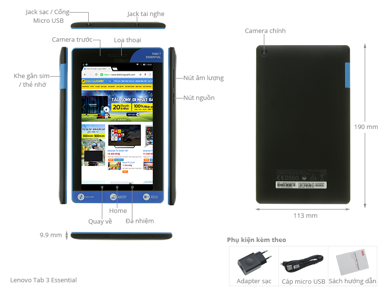 Lenovo Tab 3 Essential 16GB