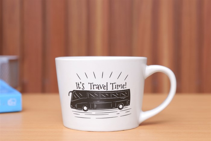 Ly sứ BHX HC HY19115-1 360ml Màu Trắng - Đen