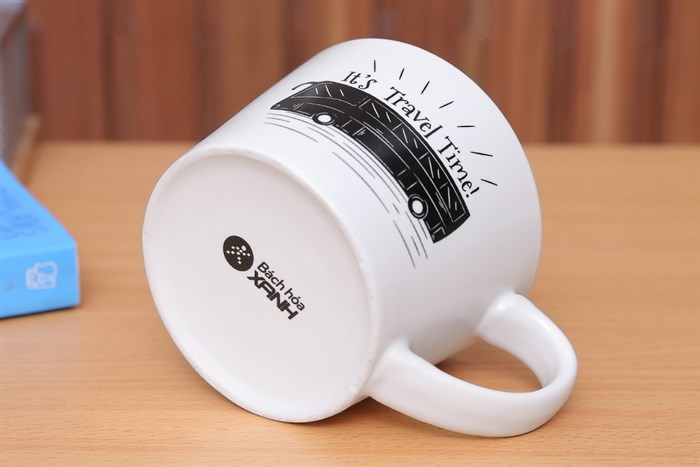 Ly sứ BHX HC HY19115-1 360ml Màu Trắng - Đen