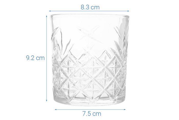 Ly thủy tinh Delites DSKB033-2 340ml Màu Trắng