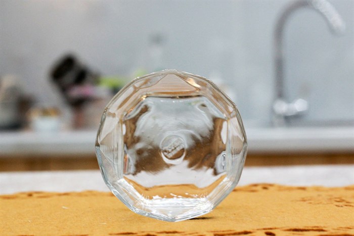 Bộ 6 ly thủy tinh 260 ml Ocean Pyramid Rock Màu Trắng