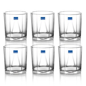 Bộ 6 ly thủy tinh 260 ml Ocean Pyramid Rock