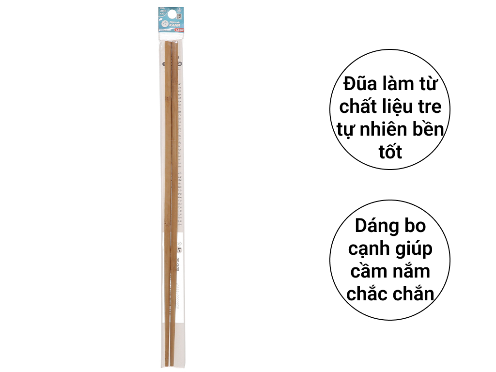 Đũa chiên xào tre tự nhiên 37cm Điện Máy XANH DC001-01 2