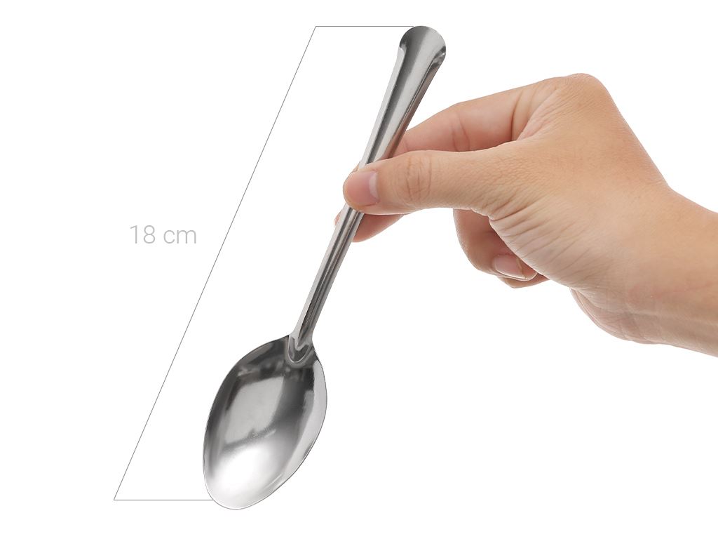 Bộ 10 muỗng soup inox Rainy 18cm giá tốt tại Bách hoá XANH