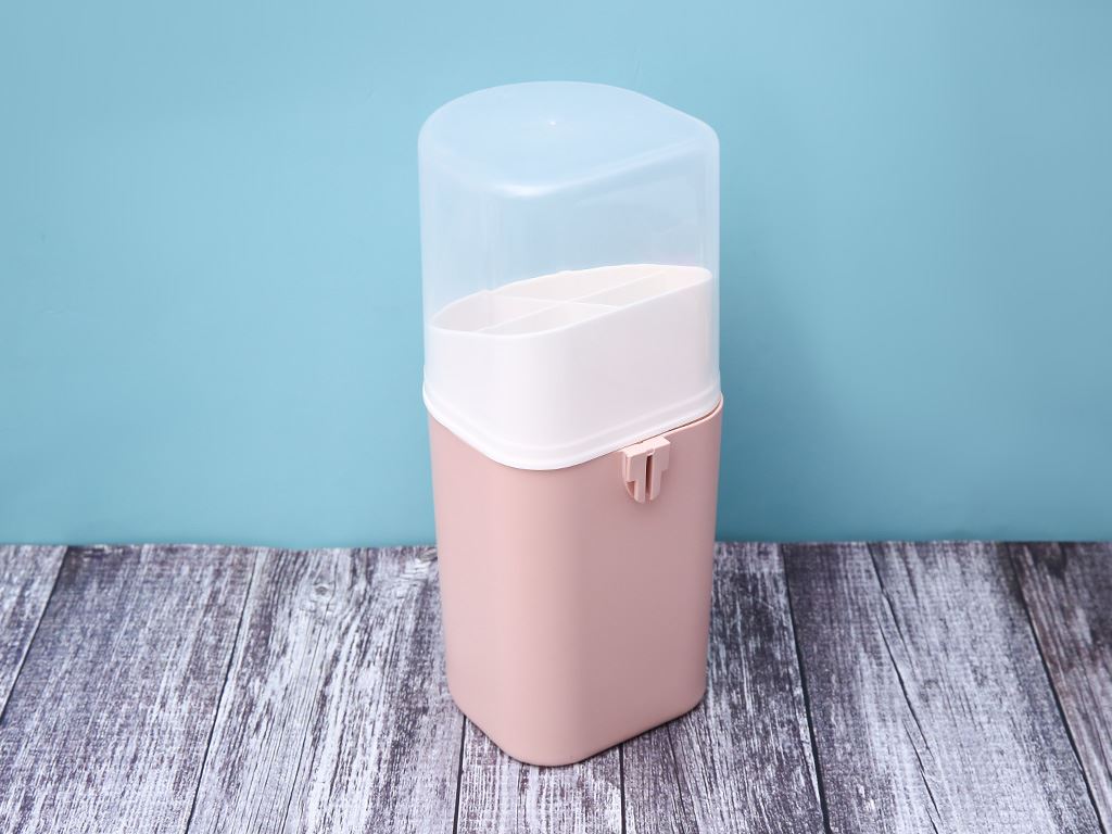 Ống đũa có nắp 4 ngăn nhựa Tuyết Mai 3505 26.5cm (giao màu ngẫu nhiên) 3