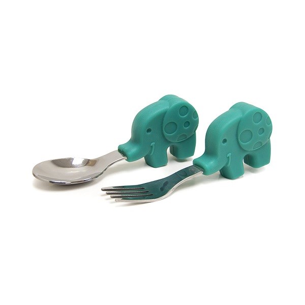 Bộ muỗng nĩa Marcus & Marcus Palm Grasp - Ollie MNMBB12-EP - AVAKids.com