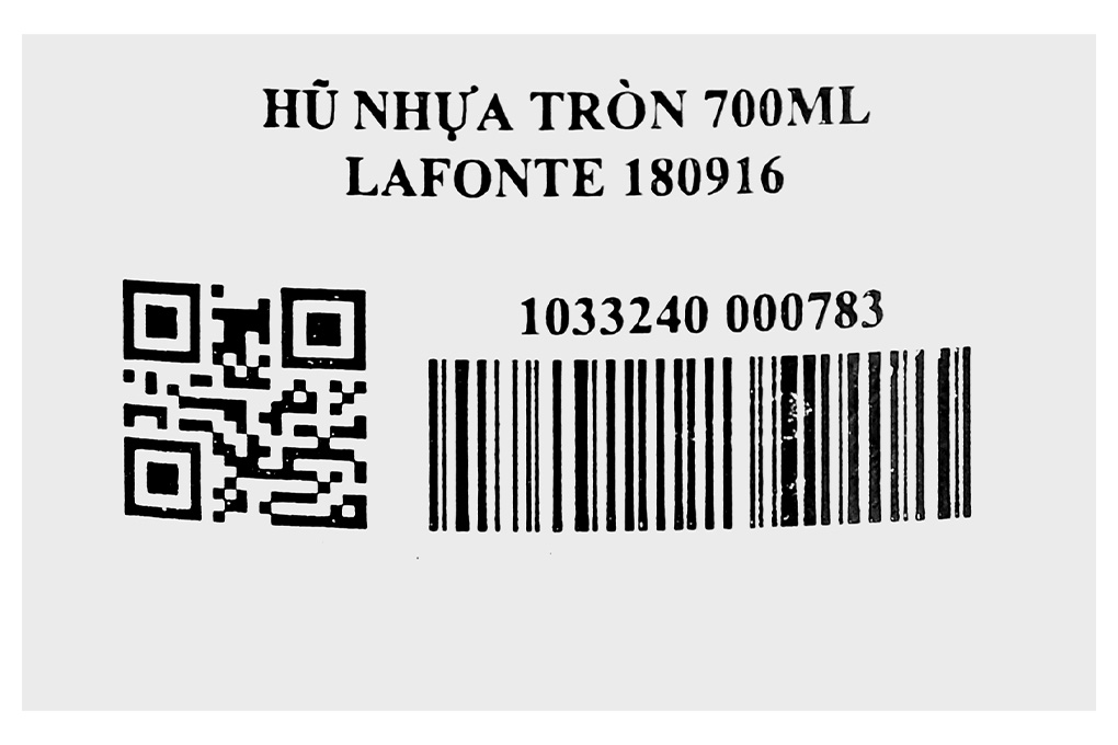 Hũ đựng thực phẩm nhựa 700 ml La Fonte 180916