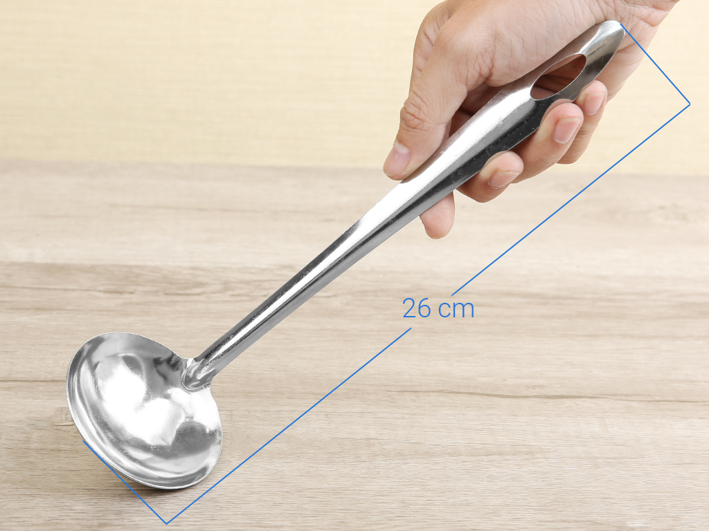 Vá múc canh inox Rainy VA7 26cm giá tốt tại Bách hoá XANH