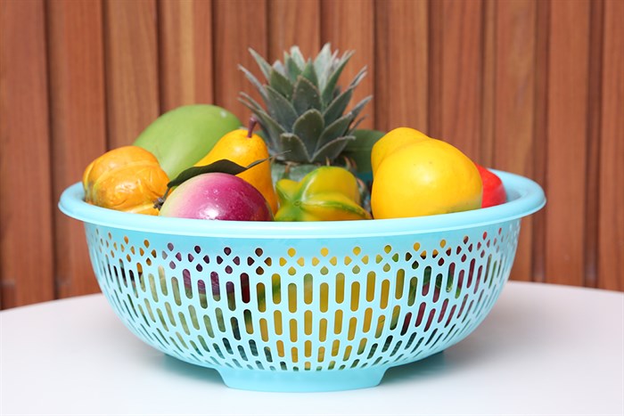 Rổ nhựa 35.7 cm Duy Tân RB3T6 Màu Xanh Dương