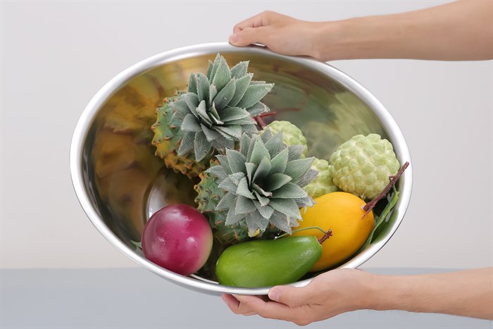 Thau inox Delites TR001-B3 bộ 3 cái Màu Bạc