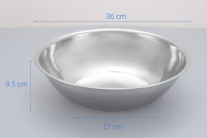 Thau inox Delites TR001-B3 bộ 3 cái Màu Bạc