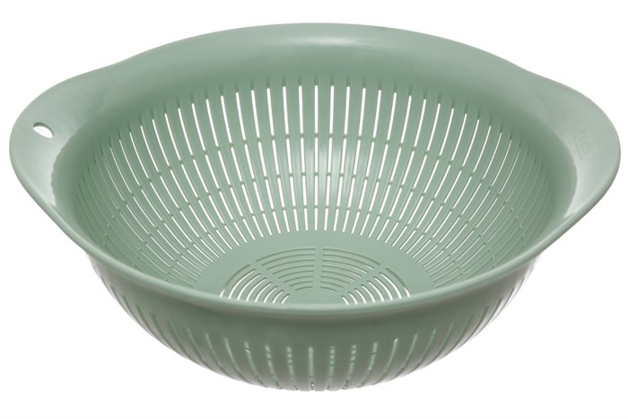 Bộ thau rổ nhựa 30cm Yoko Inochi TRBO0030 Màu Xanh lá