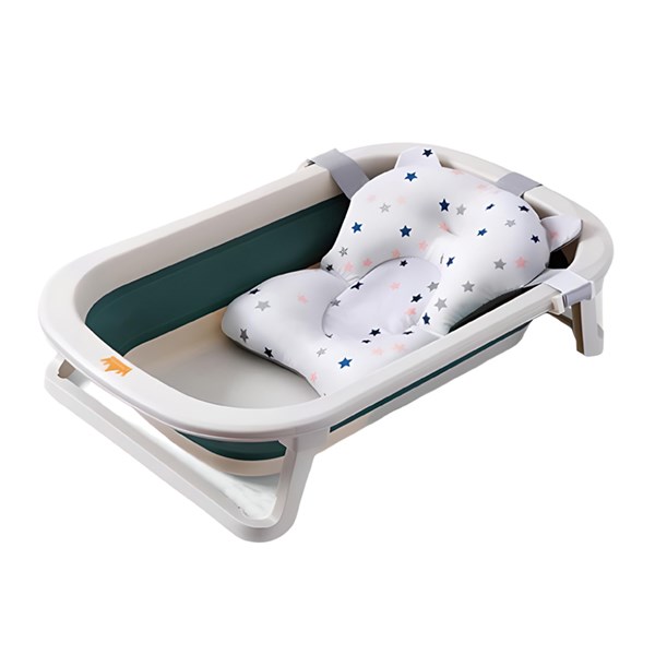 Thau Tắm Gấp Gọn Kèm Phao Top Kids - Màu Xanh