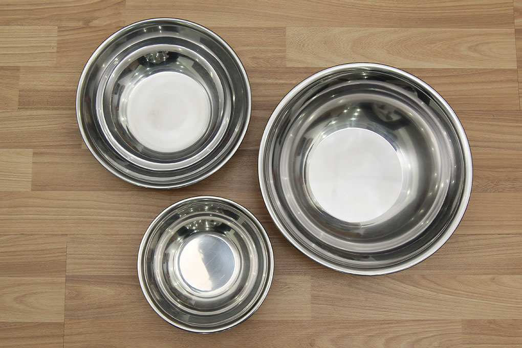 Bộ 3 thau inox Rainy Màu Bạc