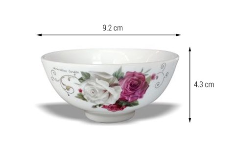 Chén chấm sứ Hoa 8 Minh Châu C03H08