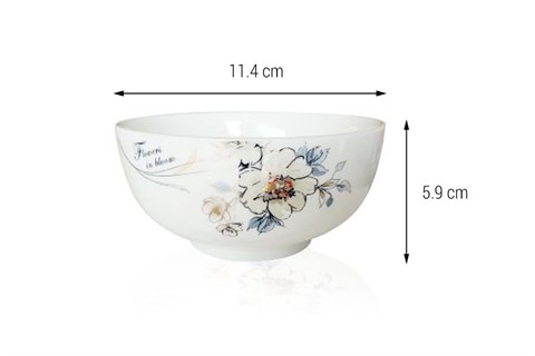 Chén cơm sứ Minh Châu hoa C06H07