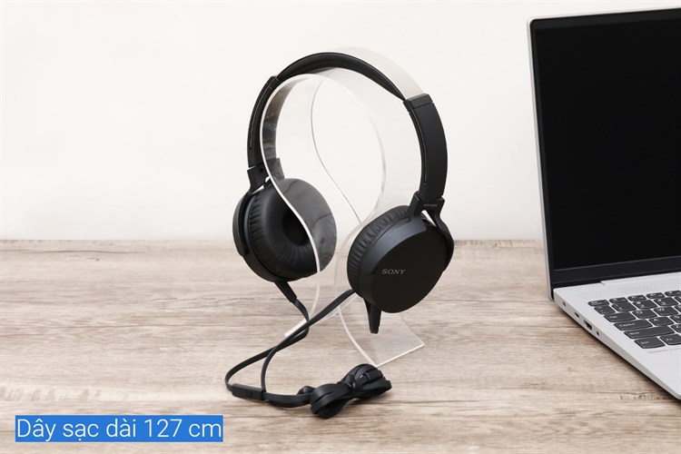 Tai nghe chụp tai Sony Extra Bass MDR-XB550AP Màu Đen