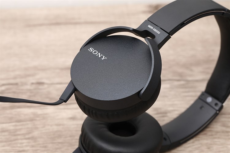 Tai nghe chụp tai Sony Extra Bass MDR-XB550AP Màu Đen