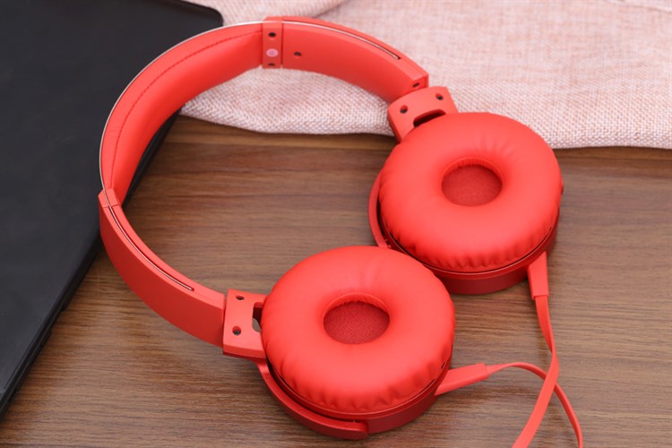 Tai nghe chụp tai Sony Extra Bass MDR-XB550AP Màu Đỏ