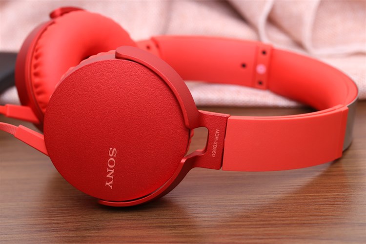 Tai nghe chụp tai Sony Extra Bass MDR-XB550AP Màu Đỏ