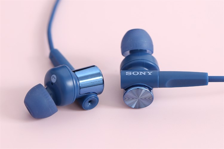 Tai nghe Có Dây Sony Extra Bass MDR-XB55AP Màu Xanh Dương