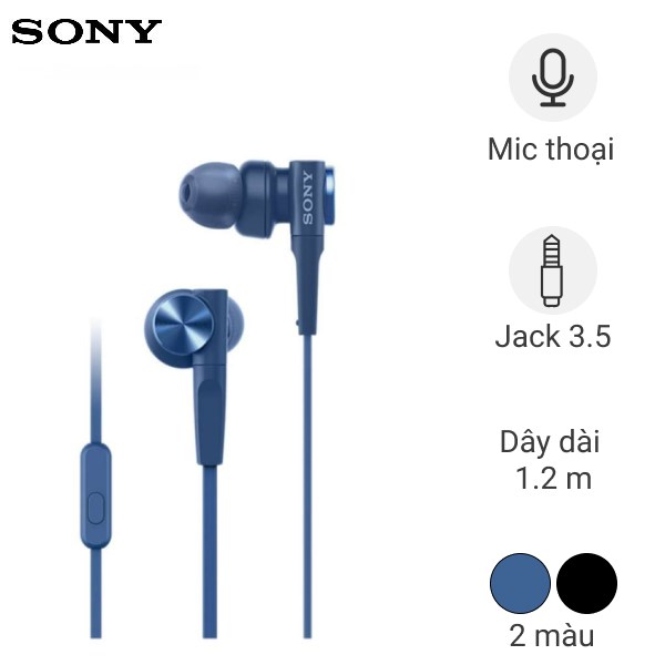 Tai nghe Có Dây Sony Extra Bass MDR-XB55AP