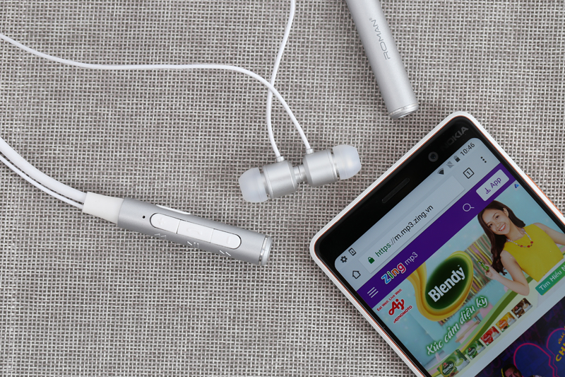 Tai nghe Bluetooth Roman Z6000s Màu Trắng