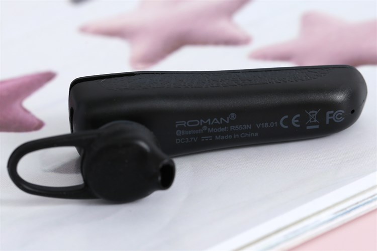 Tai nghe Bluetooth 1 Bên Roman R553N Màu Đen