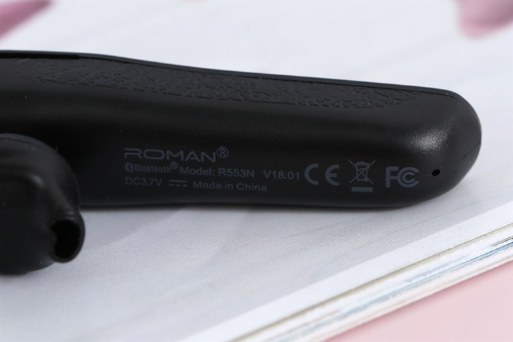 Tai nghe Bluetooth 1 Bên Roman R553N Màu Đen