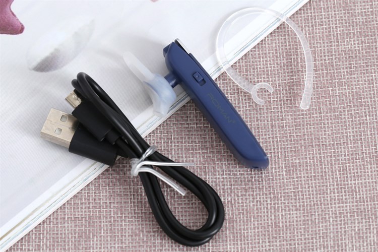 Tai nghe Bluetooth 1 Bên Roman R552N Màu Xanh Dương