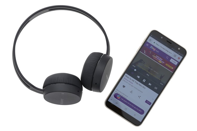 Tai nghe chụp tai Bluetooth Sony WH-CH400 Màu Đen