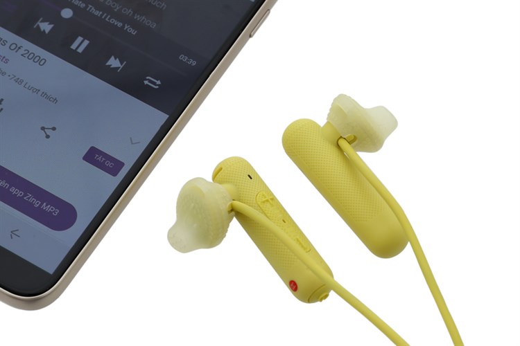 Tai nghe Bluetooth Sony WI-SP500 Màu Vàng
