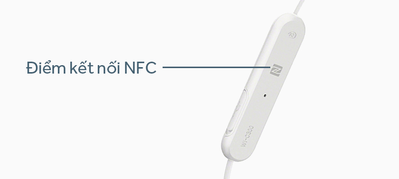 Tai nghe Bluetooth Sony WI-C300 kết nối qua NFC Tai nghe Bluetooth Sony WI-C300 kết nối qua NFC