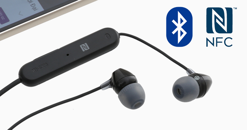 Tai nghe Bluetooth Sony WI-C300 kết nối qua bluetooth hoặc nfc Tai nghe Bluetooth Sony WI-C300 kết nối qua bluetooth hoặc nfc