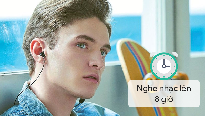 Tai nghe Bluetooth Sony WI-C300 cho thời gian nghe nhạc đến 8 giờ Tai nghe Bluetooth Sony WI-C300 cho thời gian nghe nhạc đến 8 giờ