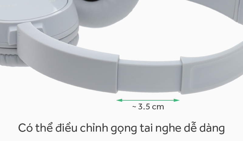Gọng tai nghe có thể điều chỉnh kích thước - Tai nghe chụp tai Bluetooth Sony WH-CH500