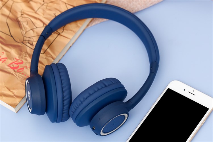 Tai nghe Bluetooth Chụp Tai Kanen K9 Màu Xanh Dương