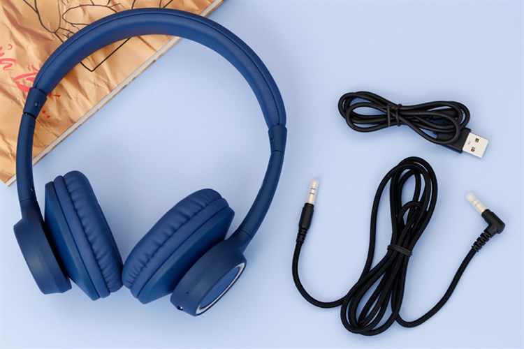 Tai nghe Bluetooth Chụp Tai Kanen K9 Màu Xanh Dương