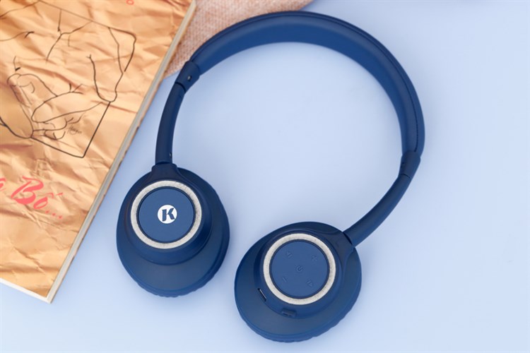 Tai nghe Bluetooth Chụp Tai Kanen K9 Màu Xanh Dương