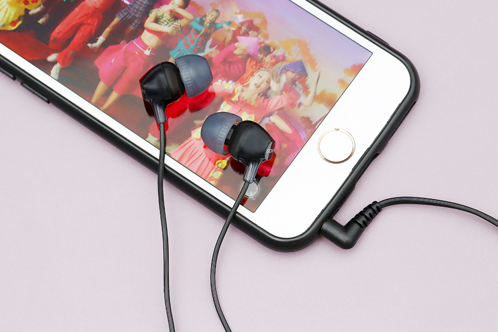 Tai nghe Có Dây Sony MDR-EX15AP Màu Đen