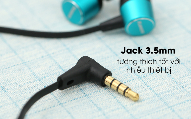 Tai nghe EP Kanen IP-225 có jack cắm tương thích nhiều thiết bị Tai nghe EP Kanen IP-225 có jack cắm tương thích nhiều thiết bị