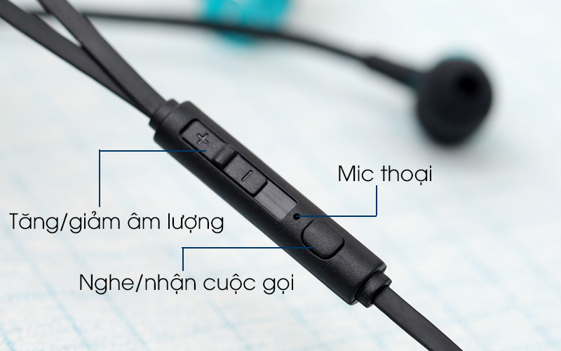 Tai nghe EP Kanen IP-225 có nút điểu khiển tiện lợi Tai nghe EP Kanen IP-225 có nút điểu khiển tiện lợi