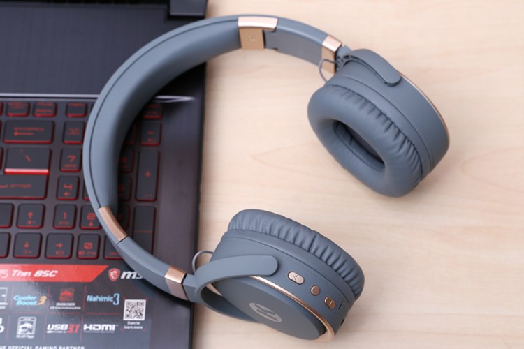 Tai nghe Bluetooth Chụp Tai Kanen K6 Màu Xám