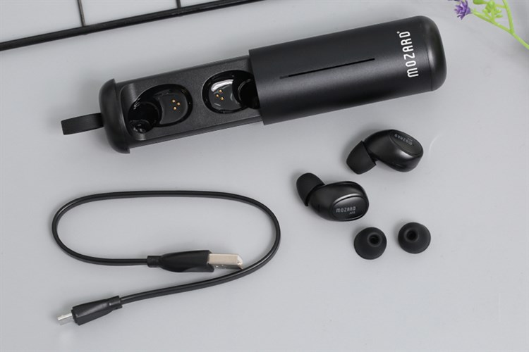Tai nghe Bluetooth True Wireless Mozard AT5 Màu Đen
