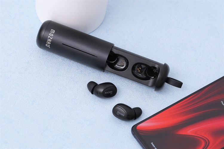 Tai nghe Bluetooth True Wireless Mozard AT5 Màu Đen